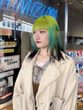 スノッブエンバンプ(snob enVAmp) ネオングリーン×ペールミントのスペシャルデザイン