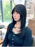 韓国前髪顔周り×フェイスレイヤー　　美髪/丸型卵型