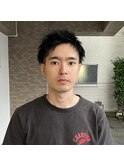 王道アップバングショート