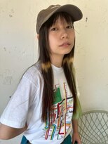 ロミー 本厚木(ROMMY.) ロングヘアポイントカラーエンドカラーブリーチ◎20代~50代