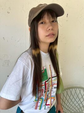 ロミー 本厚木(ROMMY.) ロングヘアポイントカラーエンドカラーブリーチ◎20代~50代