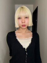 ナービス(NARVIS)&nbsp;ショート/ボブ/切りっぱなし/ケアブリーチ/ハイトーン