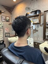 アールズ ヘア(R's hair)&nbsp;MEN’S HAIR/ブルーブラック/フェザーパーマ/ 印西　印西市