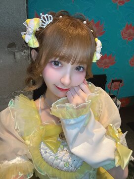 リルミー(Lilme) PrettyChuu 白愛ゆあさん ヘアセット担当しました♪