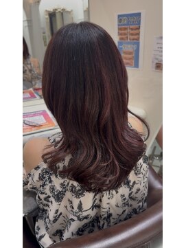 クイーンズゲート 昭和パレス店 暖色系ボルドーcolor