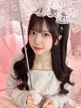 リルミー(Lilme) 橋本菜々子ちゃん編み上げハーフツイン*まゆ/小顔/大須 栄