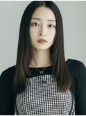 清楚系大人ストレート20代30代40代◎前髪なし艶髪ロングヘア赤羽