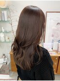 艶ブラウンが大人可愛いロングレイヤー［haru］