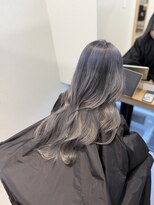 アウリ 六本松(AURI) 大人かわいいシルバーグレー×髪質改善トリートメント