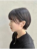 ショートボブ×丸みショート×大人ショート×前髪あり×横浜