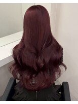 ベレーザ 川越(Beleza)&nbsp;ba19680_ワインレッドブリーチなし透明感カラーワンホンヘア艶髪