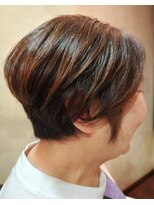 エルアール コウベ(LR KOBE)&nbsp;超高濃度水素ケアカラー立体ショートボブ　【40代50代60代】