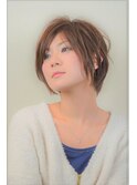 美人度アップのニュアンスショート