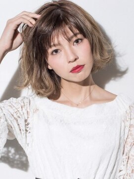 グランシュ 青葉台店(GranCieux) 抜け感オシャレな切りっぱなしボブ★QUATRO63★