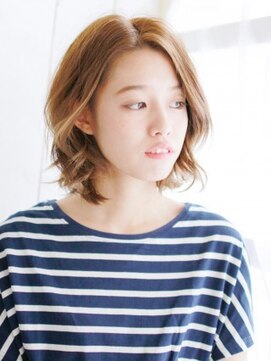 ヘアメイク ナル(hair make nalu) ラフセットのナチュラルカールスタイル