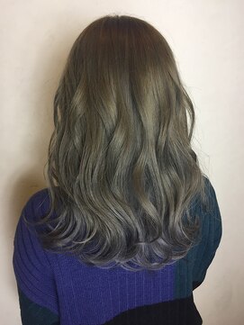 セシルヘアー JR尼崎店(Cecil hair) ミントアッシュグレージュグラデーションカラー