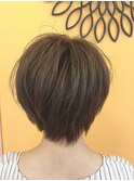 ☆ロング前髪グラデーションショート♪