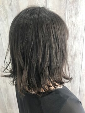 シエル 立川店(CIEL) ダークベージュ×外ハネボブ×アディクシーカラー