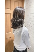 エイト 溝の口店(EIGHT)&nbsp;【EIGHT溝の口】お客様スタイル_デザインカラー切りっぱなしボブ