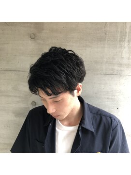 アッシュタカサキ(ash takasaki) ハーフアップバングソフトスパイラル