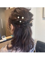 アルマヘアー(Alma hair by murasaki)&nbsp;◎お呼ばれヘアのハーフアップ◎