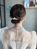 ムード カナザワ(mood kanazawa) お呼ばれシニオンアレンジ
