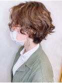 【morio原宿】ショートヘアの強めパーマ スパイラルパーマ