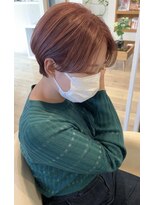 クマ(kuma.)&nbsp;ハンサムショート/イルミナカラー/コーラル