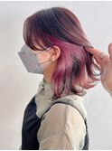 イヤリングカラー_チェリーブラウンフェミニンロング_ba426151
