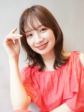 ニコ トウキョウ ヨコハマ(nico) 10代20代/小顔ひし形/大人かわいい/ウルフ/ミディアムレイヤー
