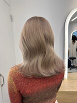 ジーナエス 札幌(Zina S)&nbsp;髪質改善＊ホワイトベージュ＊美髪【Zina S 札幌】