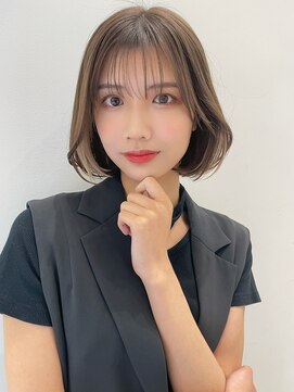 トルネード(TORNADO) 韓国風ボブ タンバルモリ イヤリングカラー 内巻きボブ t231229