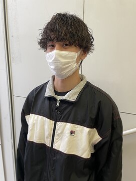 クララ サカエ(CLALA Sakae LA.DONNA group) ブリーチパーマ　波巻きパーマ