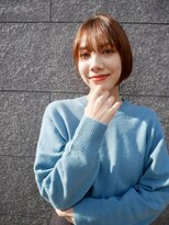 シュシュ(shushu)&nbsp;きりっぱなしボブ/ナチュラルベージュ 【有海一生】/髪質改善
