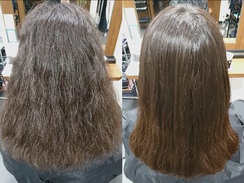 イベリス(Iberis)の写真/《バイカルテトリートメント取り扱い》髪の内部から補修し、毛先まで潤いたっぷりのツヤ髪に導きます♪