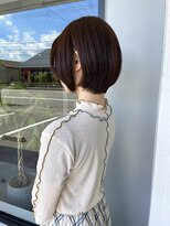 ナンバー(number+)&nbsp;20代30代大人可愛い小顔ショート丸みボブウルフカット