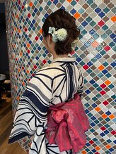 ジャンクス(JUNQS) ショートで魅せる☆大人こなれヘアセット【夏浴衣】