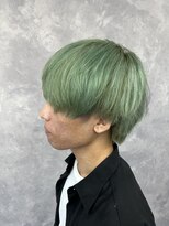 段 ド派手グリーンカラー☆