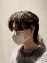 オーガニック アトリエ 大宮(organic+atelier)&nbsp;10代20代オススメ韓国風毛流れセンターパートマッシュウルフ