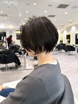 30代/40代/50代◎絶壁解消/白髪ぼかし/大人小顔ショート【湯本】
