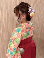 【卒業式】袴着付け/ヘアセット/袴ヘア/袴ヘアアレンジ/着物ヘア