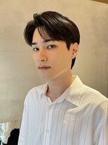 ニコ トウキョウ ロジック(nico TOKYO Logic)&nbsp;センターパートニュアンスパーマフェザーパーマ