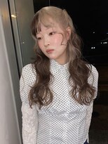 ユルク(JURK nagoya)&nbsp;【 HINA STYLE 】ローライト　くすみベージュ　ハイトーンカラー