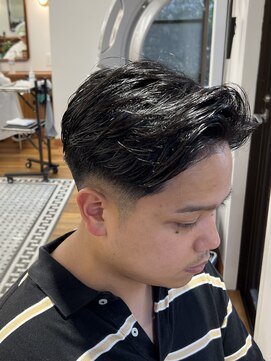 ザデイトウキョウ 表参道 青山(THE DAY TOKYO) フェードショート/メンズカット/大人メンズ/フリンジ