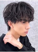 初めてのパーマでも◎ラフな質感が人気のシャドウパーマ