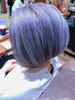 ヘアサロン アティリー(Hair Salon Attirer)&nbsp;西梅田/ボブ/グレーベージュ/白髪ぼかし/ハイライト/ベージュ