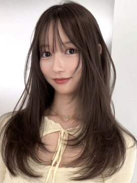 ヨロ 渋谷(YOLO) 韓国ヘアーハッシュカットレイヤーカットハイライトカラー