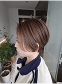 ハンサムショート×ハイライト