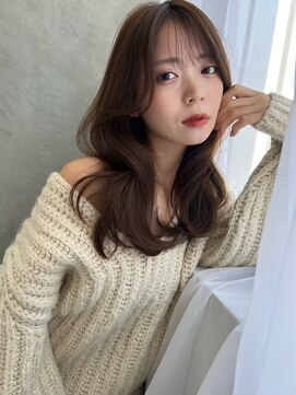 ソヨン 栄店(SOYON) 似合わせカット/ミディアムレイヤーカット/大人ガーリー/くせ毛