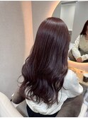 ピンクブラウン/艶カラー/暖色カラー/生コラ